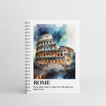 A5 Wire-bound Notebook – Cream Paper Various Designs 5