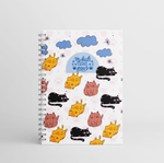 A5 Wire-bound Notebook – Cream Paper Various Designs 10