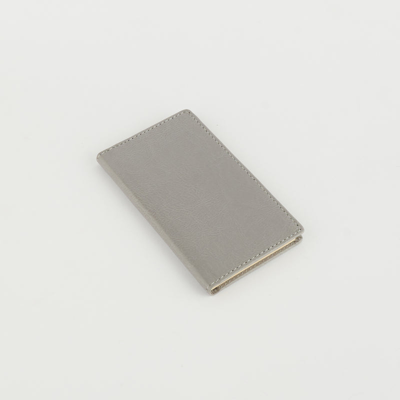 A6 Notebook – Leather Cover Stitched Binding Cream Paper