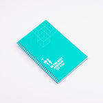 Wire bound Notebook – Bristol Cover Coated Paper Assorted Designs 30