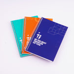 Wire bound Notebook – Bristol Cover Coated Paper Assorted Designs 1