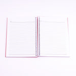 Wire bound Notebook – Bristol Cover Coated Paper Assorted Designs 33