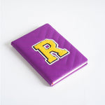 A5 Alphabet Notebook – Leather Cover Embroidered Design 2