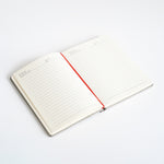 A5 Alphabet Notebook – Leather Cover Embroidered Design 13