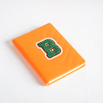 A5 Alphabet Notebook – Leather Cover Embroidered Design 7