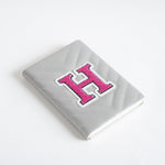 A5 Alphabet Notebook – Leather Cover Embroidered Design 8
