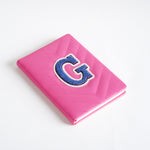 A5 Alphabet Notebook – Leather Cover Embroidered Design 11