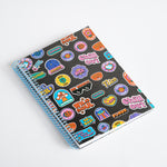 Wire bound Notebook – Bristol Cover Coated Paper Assorted Designs 7