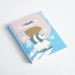 Wire bound Notebook – Bristol Cover Coated Paper Assorted Designs 12