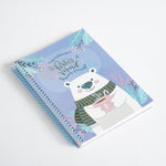 Wire bound Notebook – Bristol Cover Coated Paper Assorted Designs 14