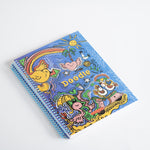 Wire bound Notebook – Bristol Cover Coated Paper Assorted Designs 21
