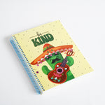 Wire bound Notebook – Bristol Cover Coated Paper Assorted Designs 25