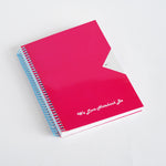 Wire bound Notebook – Bristol Cover Coated Paper Assorted Colors 3