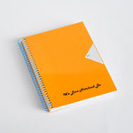 Wire bound Notebook – Bristol Cover Coated Paper Assorted Colors 1