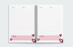 A5 Wire-bound Notebook – Cream Paper Various Designs 36